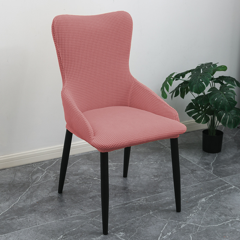 Cubierta de silla elástica Reposabrazos de forma especial cubierta de silla simple engrosada polar apoyabrazos respaldo integrado cuatro estaciones