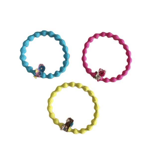 Base elastic non-slip universal durable hair rope