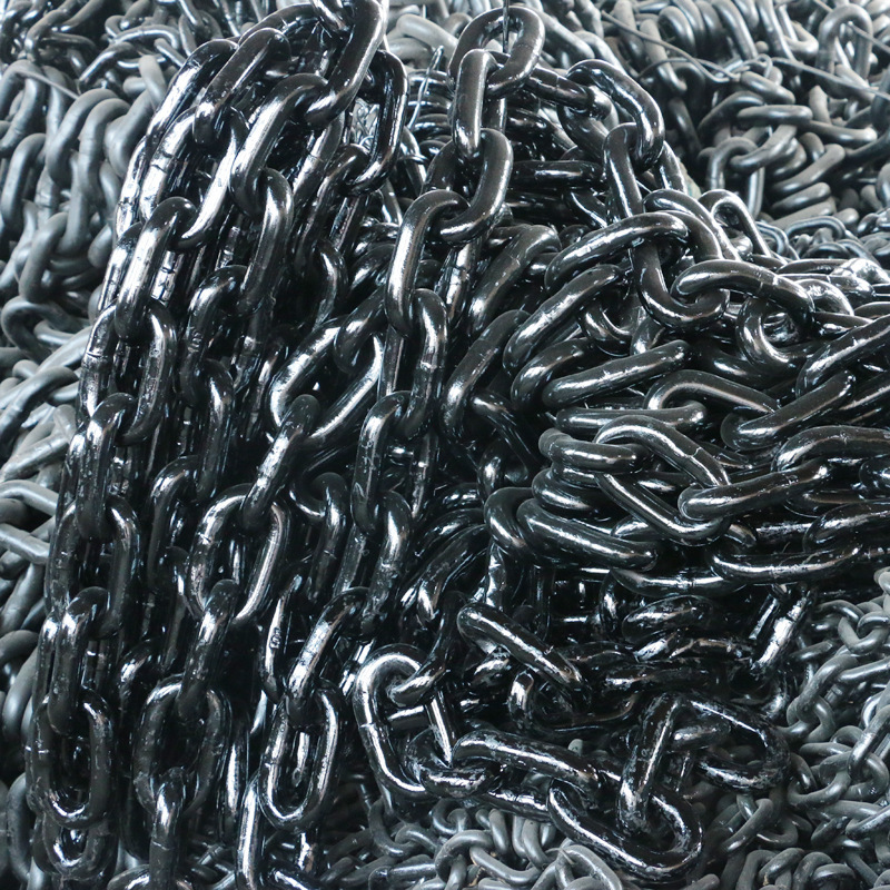 中晟 矿用锰钢起重刮板机圆环起重镀锌链条G80级链条厂家发货迅速