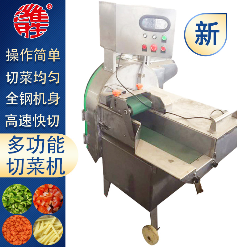 不锈钢果蔬切菜机 冬瓜南瓜切菜机械 餐厅食品厂切菜设备