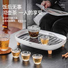 Small Tea Tray Household Tea Stand Household 2021 New Style Tea Sea Tea Set Dry Pouring Table Tray Office Modern Simple