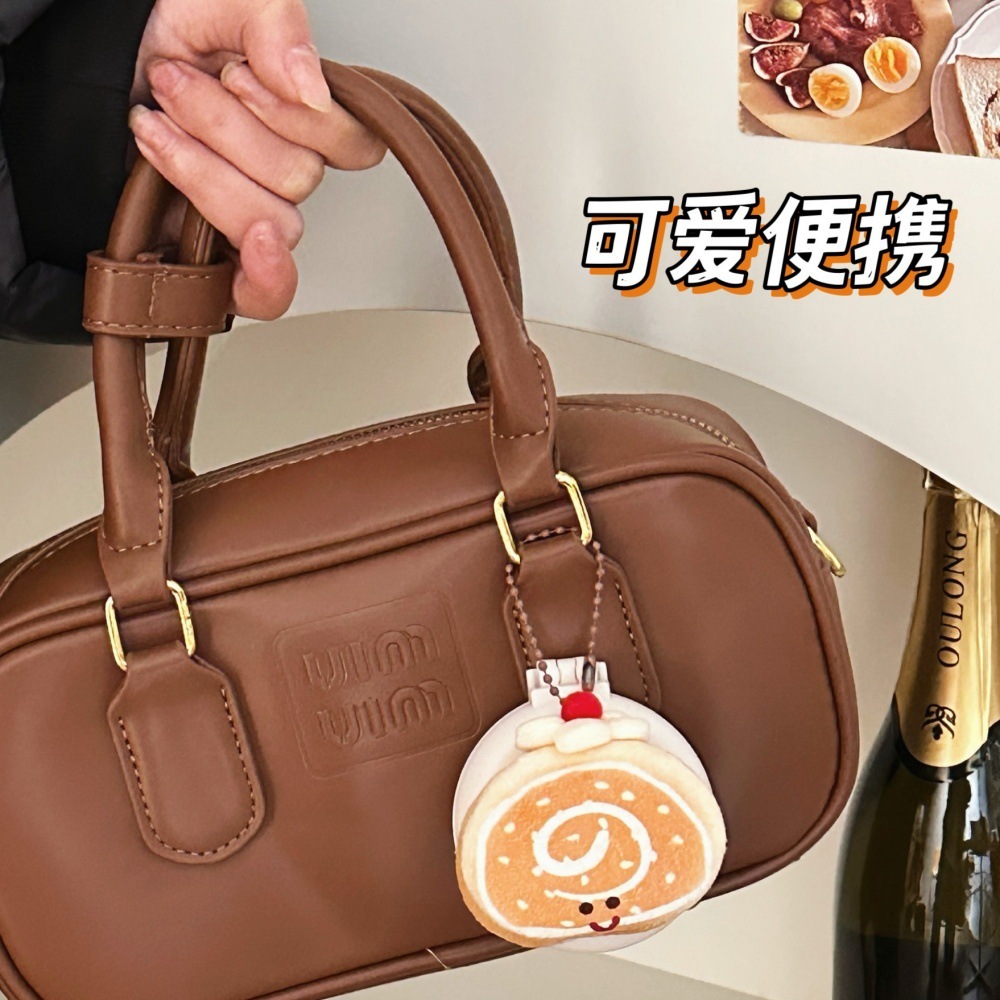 Pequeño cabello de gas de guisán, mini muñeca de comida portátil, cabello de cabello de masaje de airbag plegable para niñas