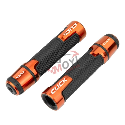 for Honda CLICK motorcycle: Motorcycle Handle Cover - click-orange
