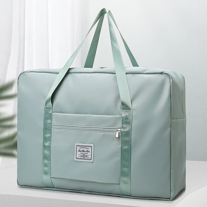 Luggage handheld organizer bag for traveling, folding bag strap, fuchsia storage bag, wholesale