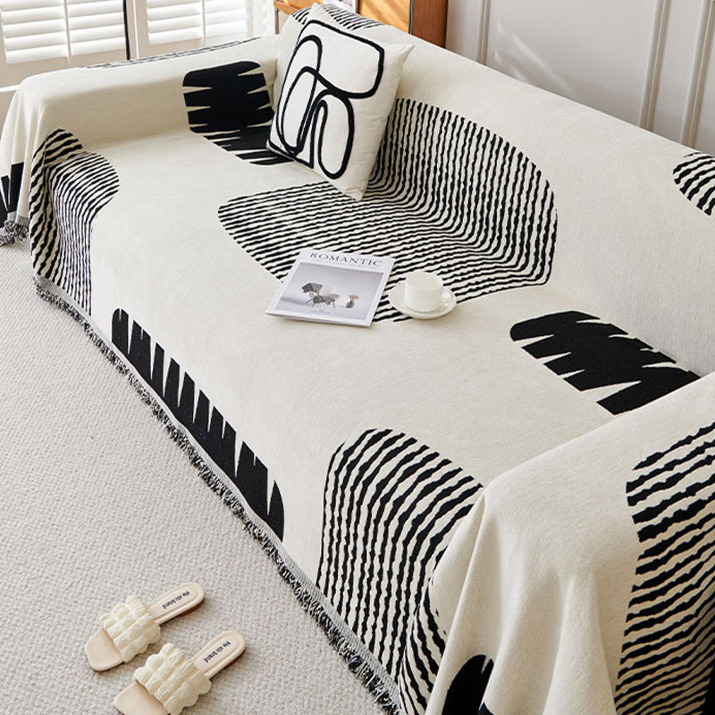 Ins Simple and High-End Chenille Sofa Cover Cloth Anti-Cat Scratch Sofa Towel Sofa Cover Sofa Blanket 2023 New Style
