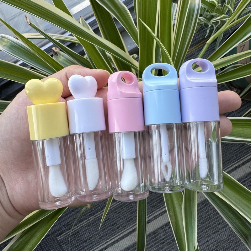 4ml蓝色钥匙扣带孔唇彩管包材现货唇蜜提亮保湿精华容器|undefined