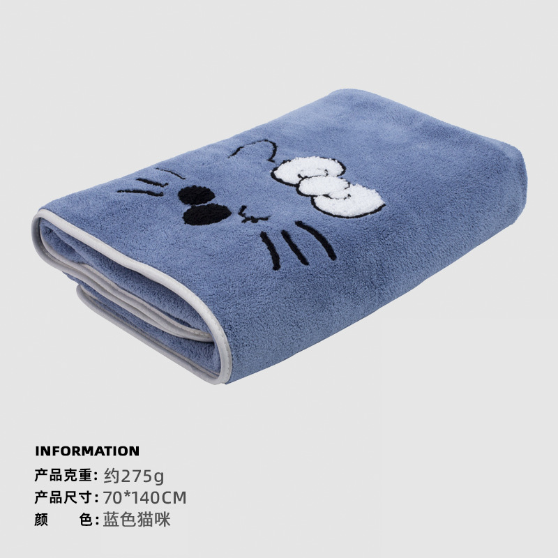 Toallas de baño de lana de coral para adultos engrosamiento fuerte absorción de agua secado rápido toalla de baño personalizada regalo para el hogar para bebés toalla de baño al por mayor