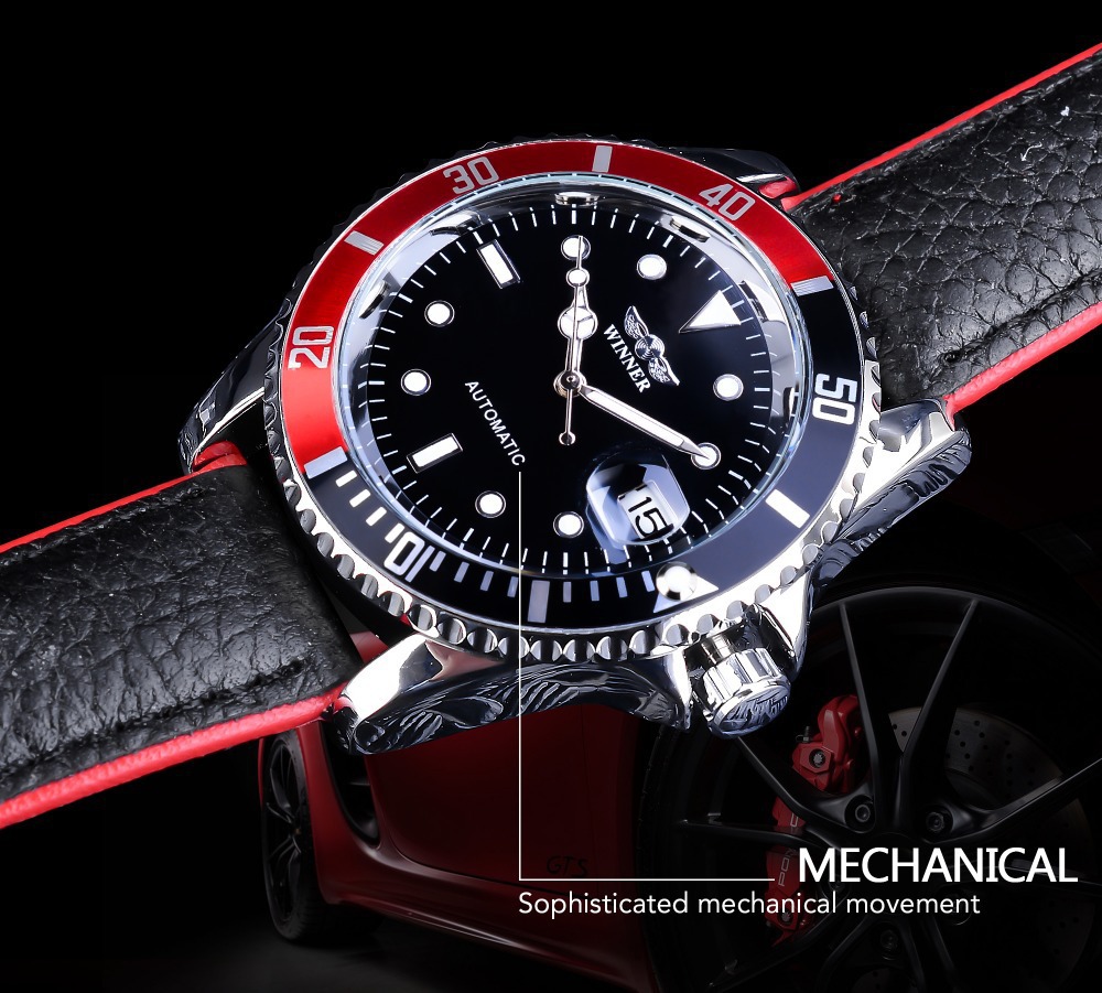 Automatic Mechanical Men's Watch Luxury Stainless Steel Casual_voghion.com