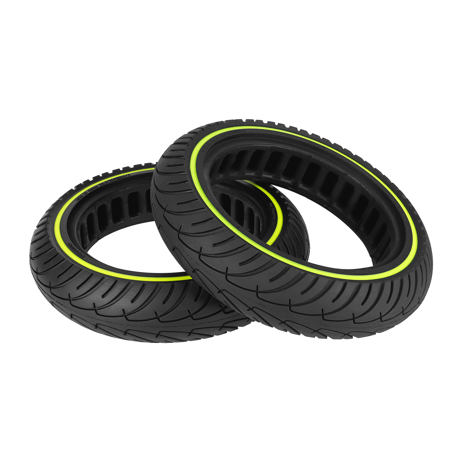 电动滑板车8.5寸荧光实心胎 M365 Pro1S踏板车前后轮防爆轮胎配件