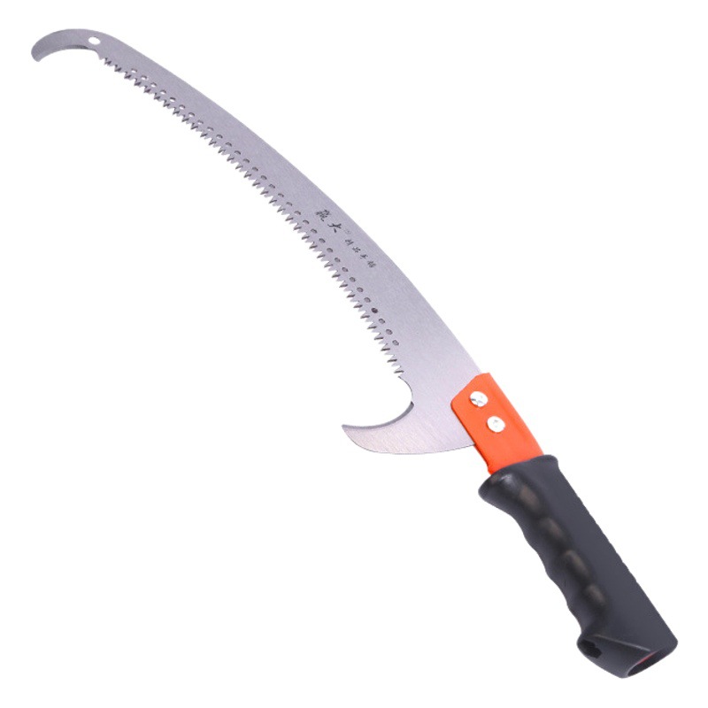 Winda doble gancho alta rama vio jardín agricultores de frutas Sierra de poda al aire libre Sierra de árboles frutales de gran altura Sierra de gancho varilla telescópica