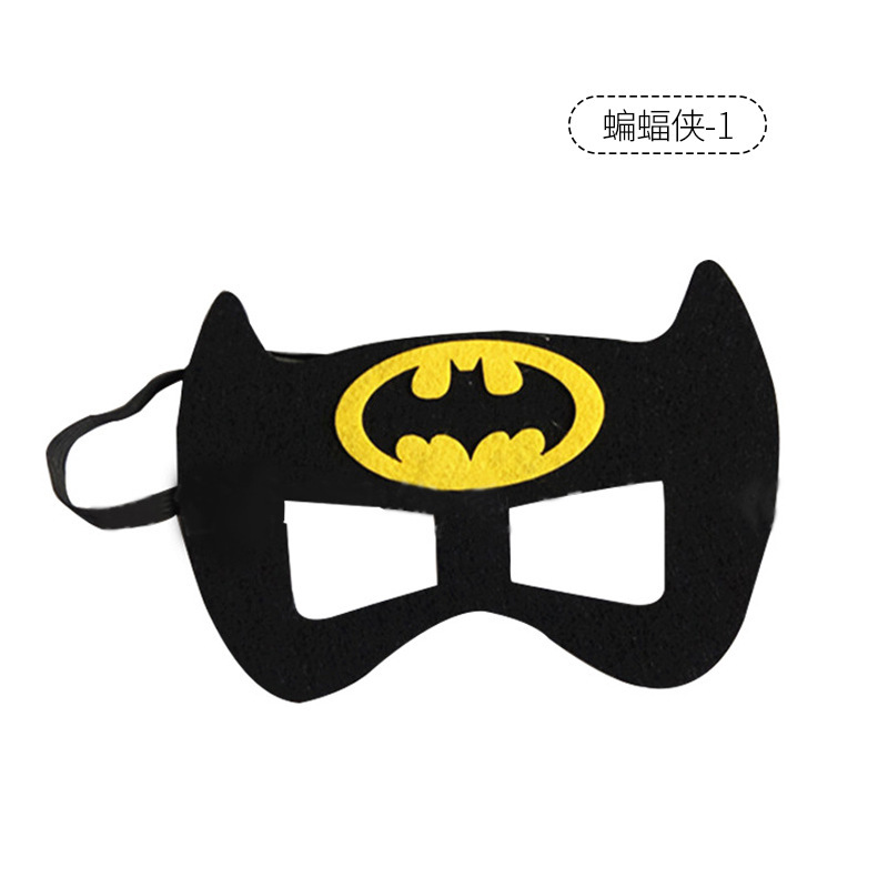 Creativa máscara de fieltro de Halloween máscara de ojos máscara de mascarada de Navidad niños máscara de anime de dibujos animados al por mayor