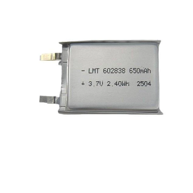 603040 602838 650mAh LMT сертифицированная полимерная литиевая батарея для детских игрушек и школьных принадлежностей