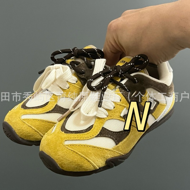 莆纯原童鞋 N牛B联名款9060软底百搭德训鞋男女款网面休闲运动鞋|undefined