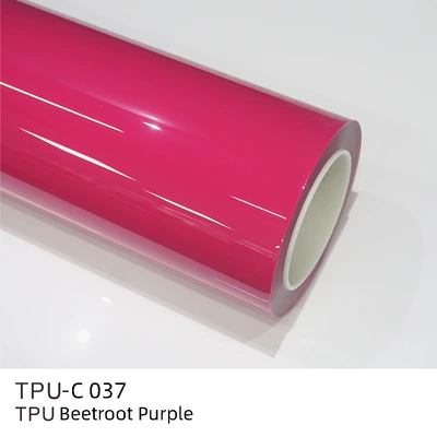 Auto Color Change Film: Roman Red Car Color Changing - tpu-beetroot-purple-152m15m