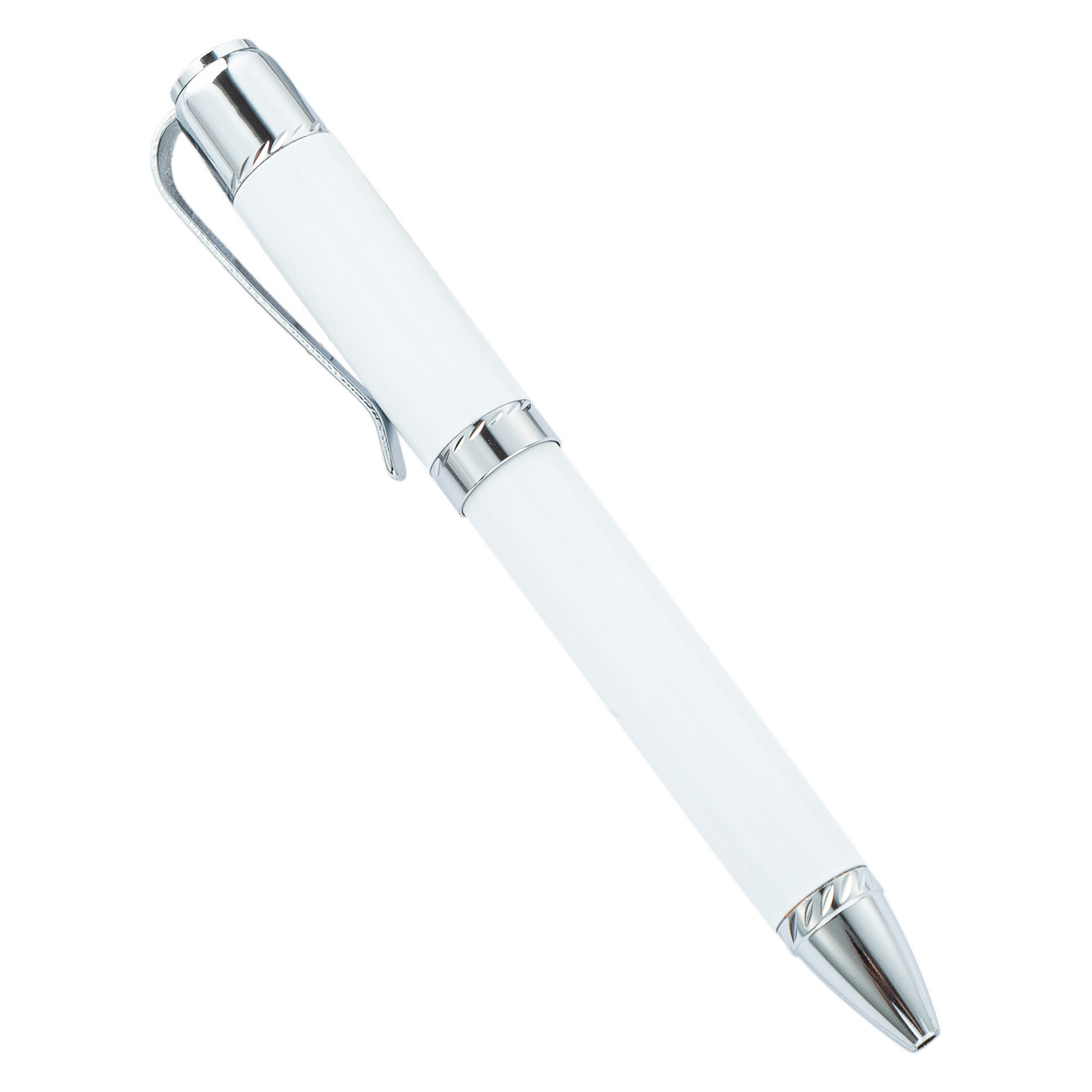 Pluma de bola de metal de alta calidad comercial rotativa de núcleo de lápiz atómico pluma de aceite puede imprimir logotipo publicitario pluma de regalo
