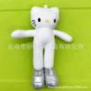 Long-legged naked baby in white