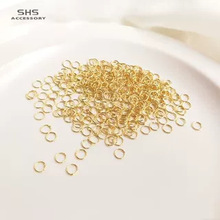 14K����ɫ�տ�Ȧ�ֹ�diy��Ʒ�����β���ӻ������������ӱտ�Ȧ