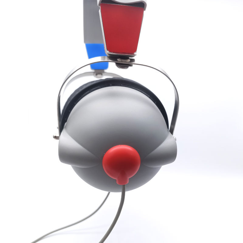 Audiómetro auriculares de guía de aire audífono montado en la cabeza prueba de audición auricular especial orejera grande prueba de audición eléctrica médica al por mayor