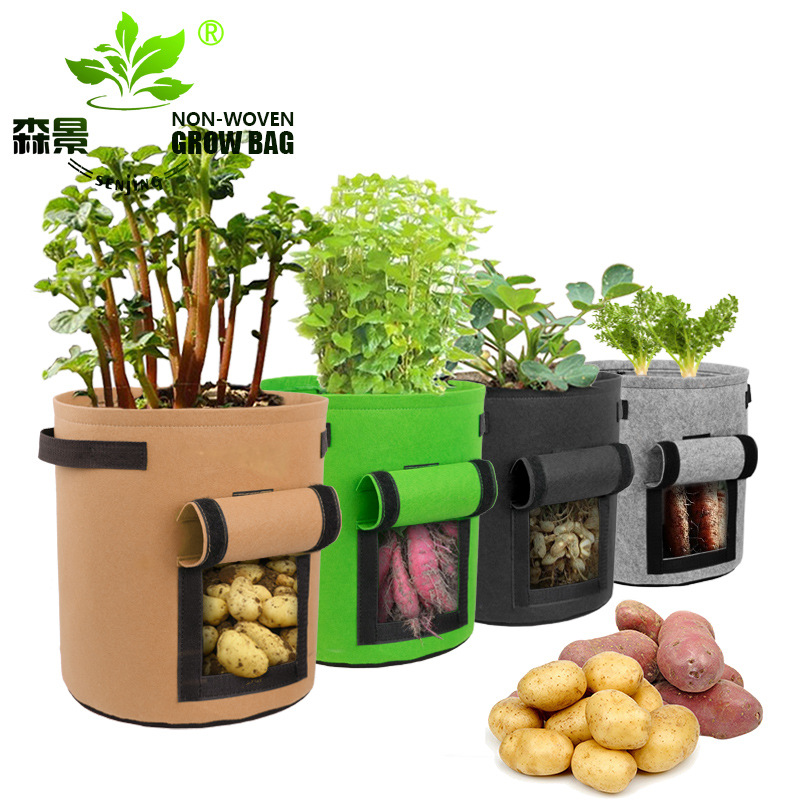 番薯土豆种植袋grow bag植物袋美植袋植树袋植物生长袋Potato pot