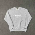 Round neck sweatshirt-grey