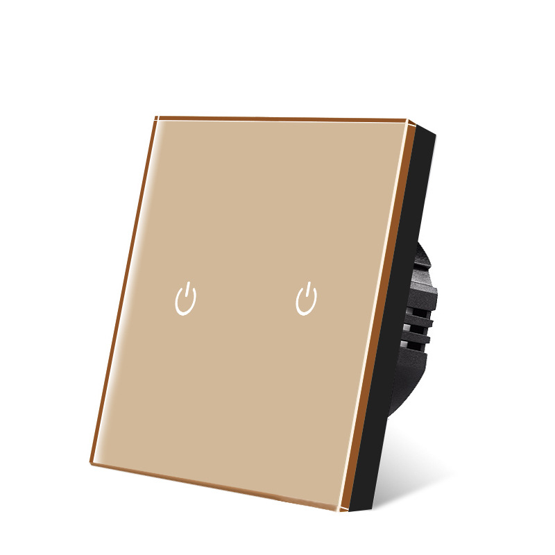 Core gold two-open black background