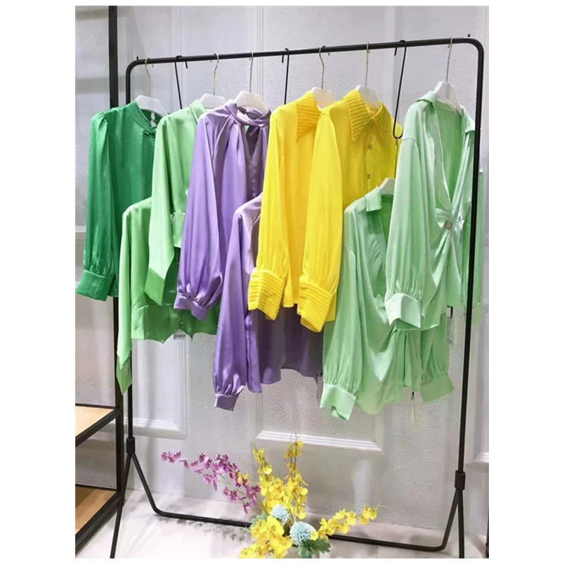 China Di 22 осенний олимпийский стиль Flu-diooo уксусная кислота рубашка счетчик Синхронизация нового бренда скидка женский хвост