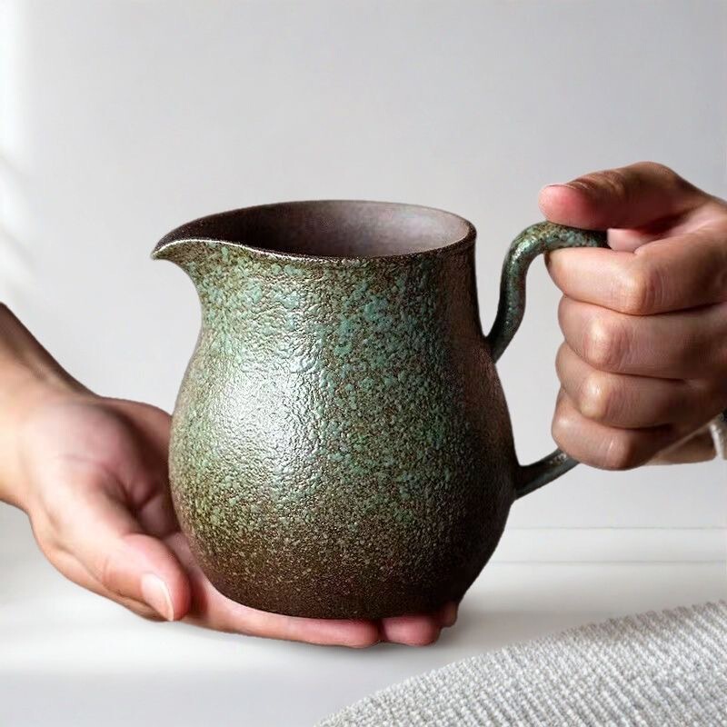 Vintage ceramic coffee pot for home use, hand-brew coffee pot, cross-border supply, afternoon tea sharing pot, coffee shop tea utensils