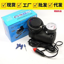 迷你汽车充气泵 大电机车载12V车用摩托车电动打气泵火车头电泵筒