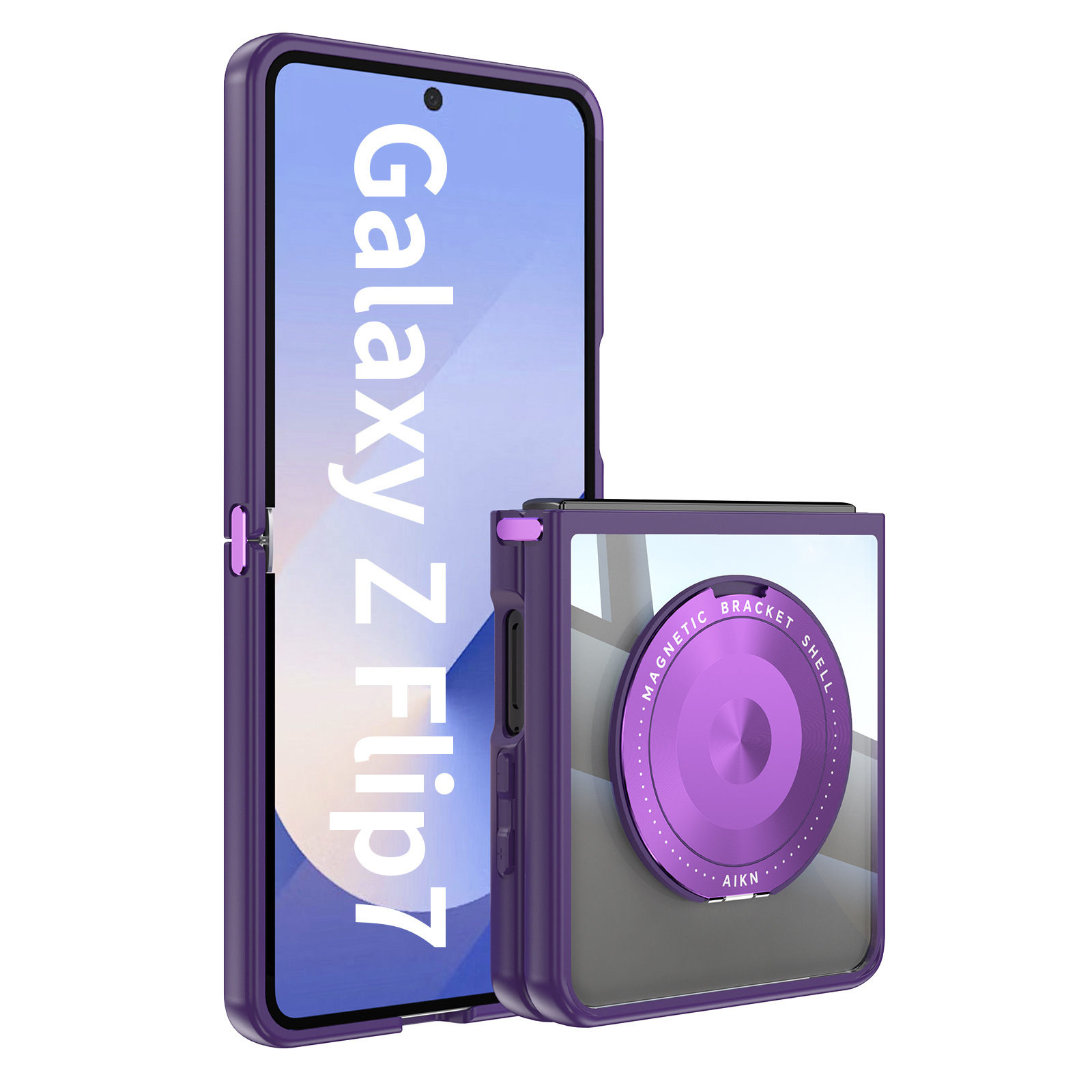 Custodia magnetica per samsung galaxy zflip 7 con supporto 360_voghion.com