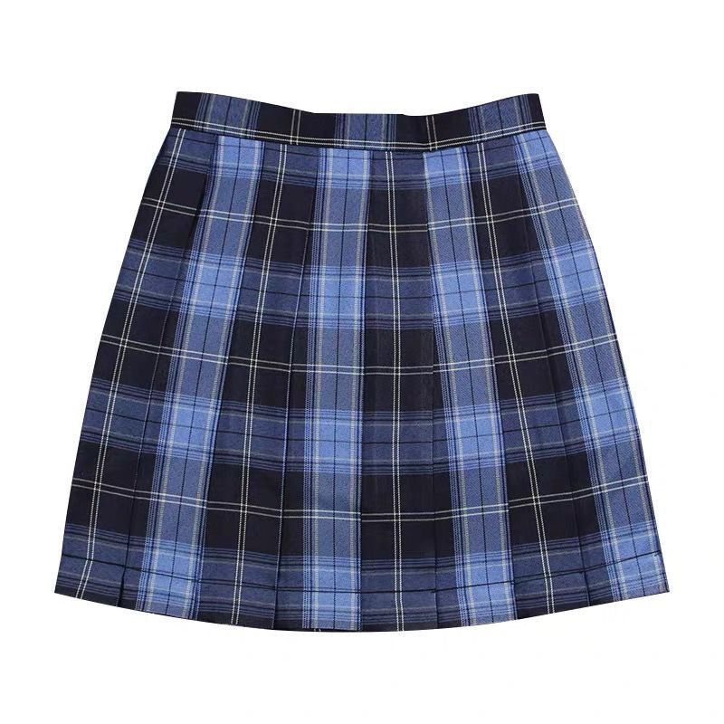 純欲ギャルは腰の長袖のシャツの女性JKの制服の学院の風の白いシャツを収めて身を修めてやせている上着のスカートを現します。|undefined