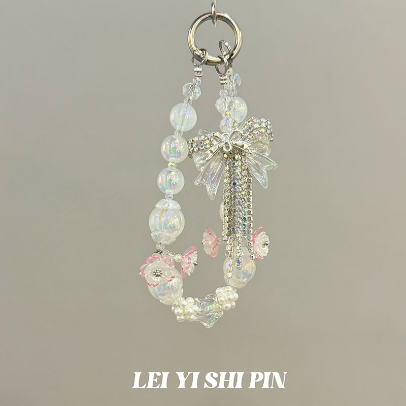 [Mel Peach Oolong] nuevo diseño de cuentas dulces nicho hermosa cadena de teléfonos móviles de cuentas de alta gama cadena de teléfonos móviles