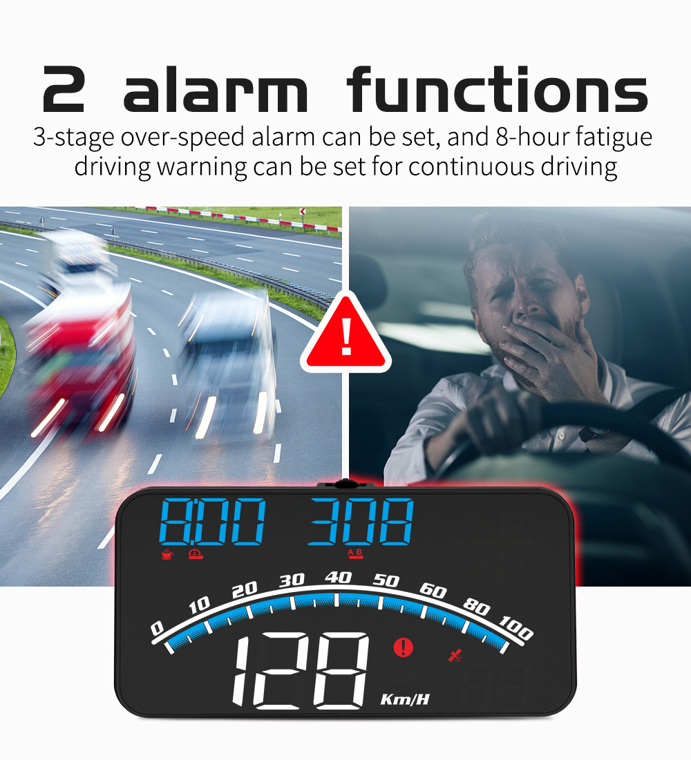 Cross-border car HUD universal head-up display, Beidou GPS speedometer, intelligent high-definition head-up display