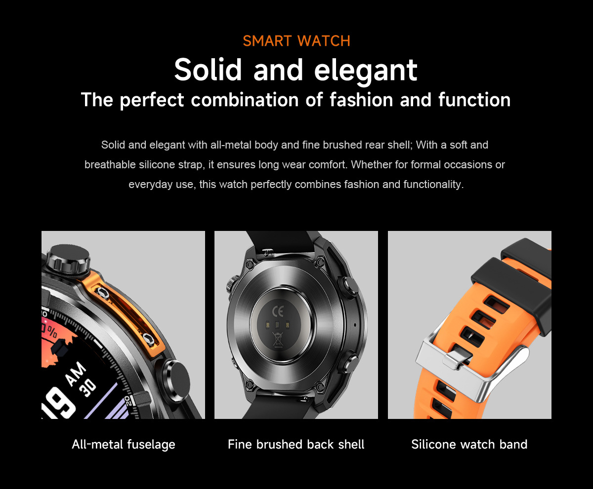 Smartwatch With Bluetooth Calling And Led Flashlight Sports Watch_voghion.com