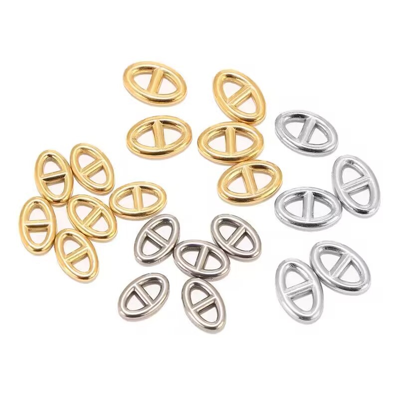 Plating Craft 1 Piece 304 Stainless Steel Solid Color Jewelry Accessories Ornament Pipe Sleeve