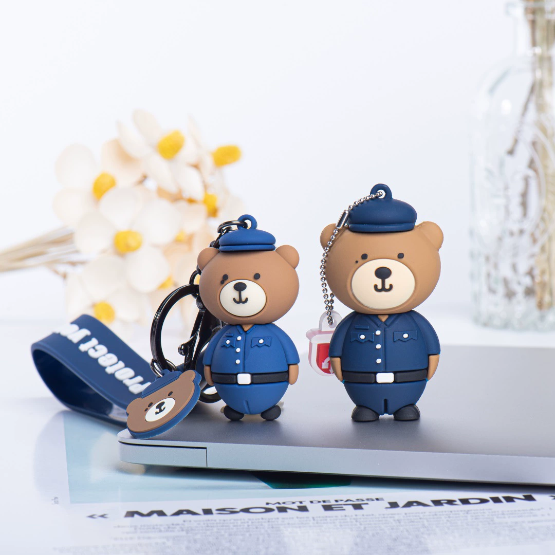 USB flash drive, mobile phone, laptop, with little bears, 64G, police
