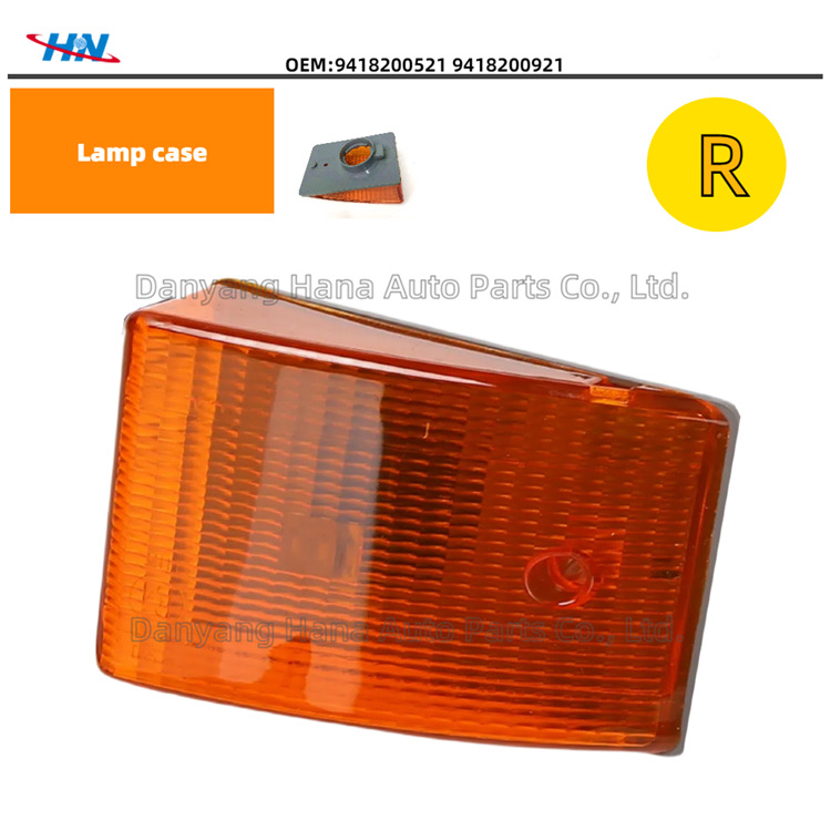 La carcasa de la señal de giro es adecuada para la luz del camión BMW Benz Actros MP3 MP2 MP1 luz de señal 9418200521