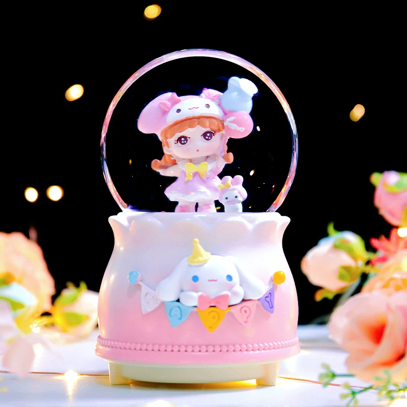 Starry sky, music box, rotating night light, new collection