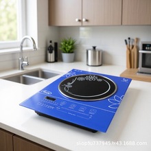 跨境电陶炉家用触摸屏大功率电磁炉多功能电池炉不挑锅火锅炉批发