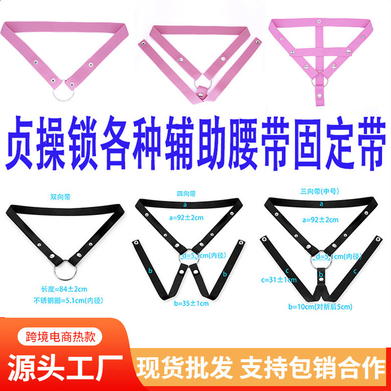 Sm male chastity lock auxiliary belt pull chastity lock CB lock…