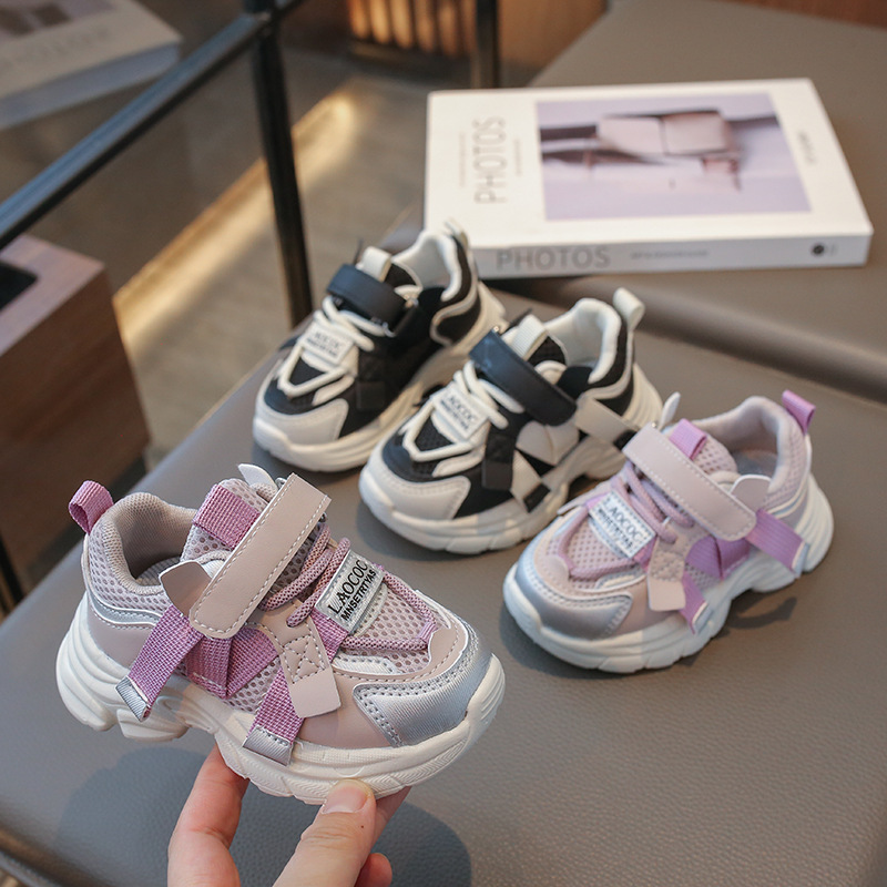 Zapatillas deportivas para niños, estilo casual, de malla, transpirables, para primavera 2026, para niños y niñas, para niños pequeños y niños mayores.