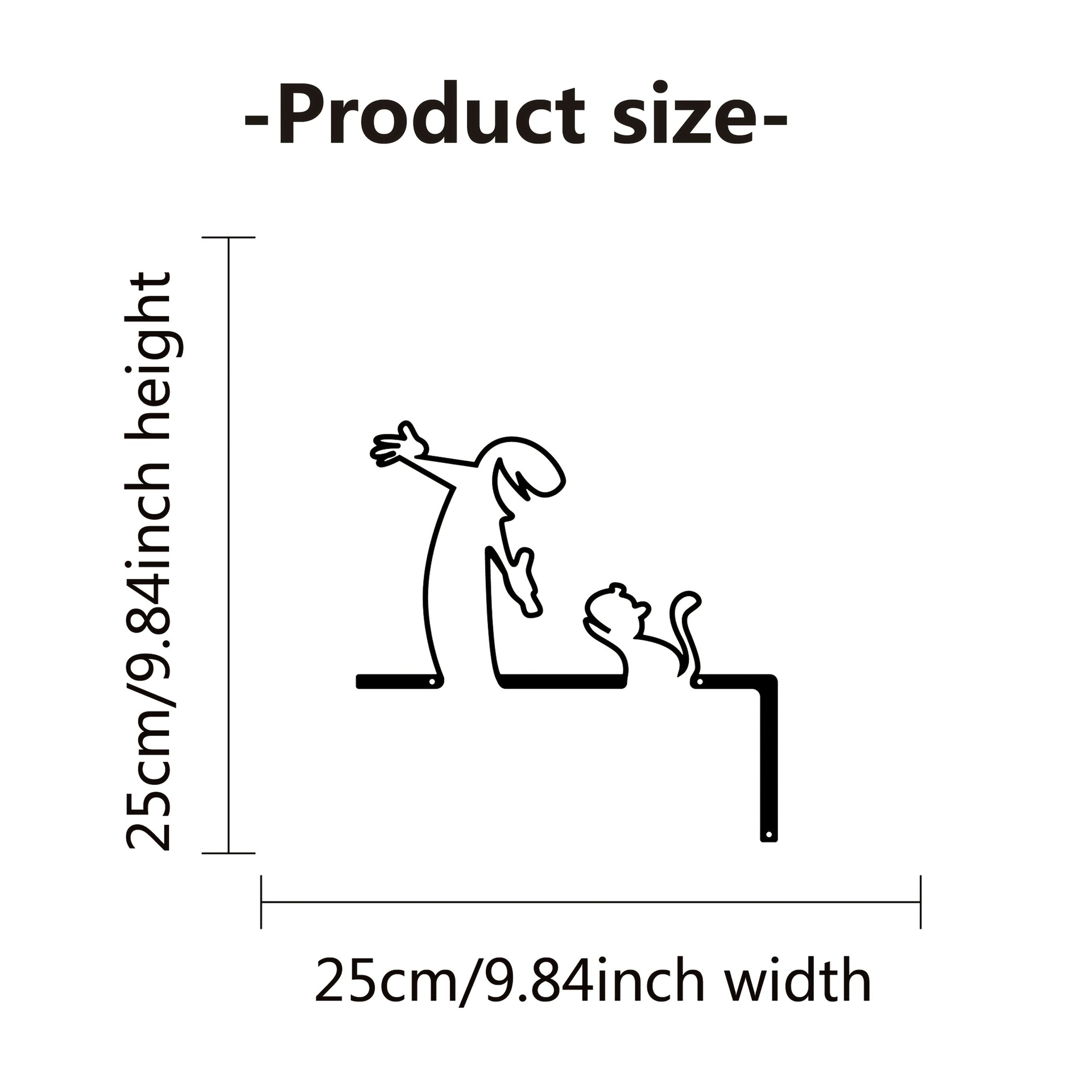 사람과 고양이 문 장식