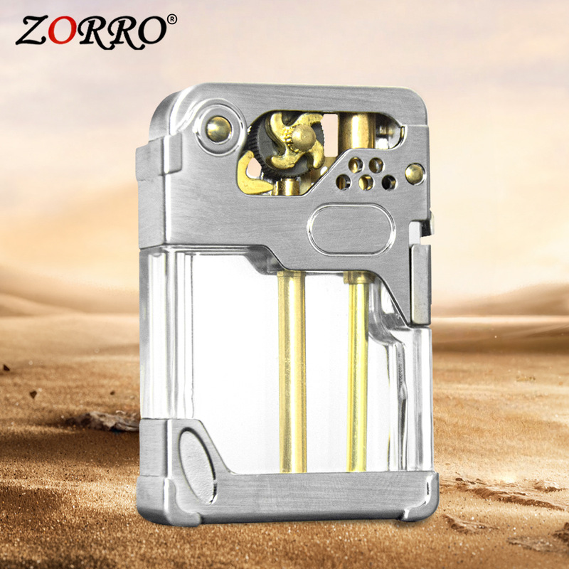 Zorro Zorro Brass Kerosene Lighter Finished Product - Z833 Hot Wheels Black Nickel Brushed 01-03 Glossy Plate Creative Design Zorro Zorro Brass Kerosene Lighter Finished Product - Z833 Hot Wheels Black Nickel Brushed 01-03 Glossy Plate Creative Design