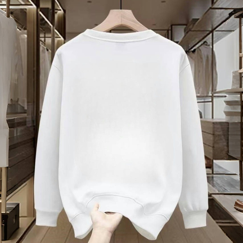 Nuova felpa girocollo da uomo per l'autunno 2024, semplice e alla moda, giacca versatile da uomo_voghion.com