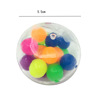 Inflatable toy, rainbow water polo ball, seven-coloured beads, anti-stress, creative gift, new collection
