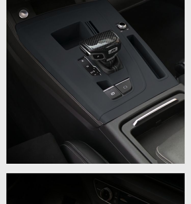 Q5L Central Control Protection Silicone Pad Gear Panel Protective Film Interior Modification Decoration Supplies Accessories 21-24 Models