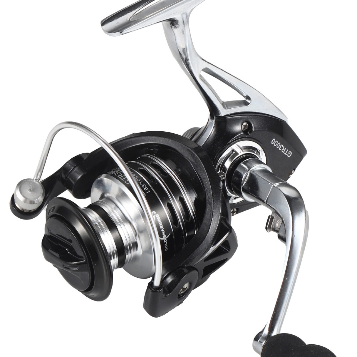 Selección estricta de la rueda de pesca sin hueco de la rueda giratoria todo metal rocker barras de mar de larga distancia lanzamiento de la rueda de pesca de la rueda de pesca de la rueda