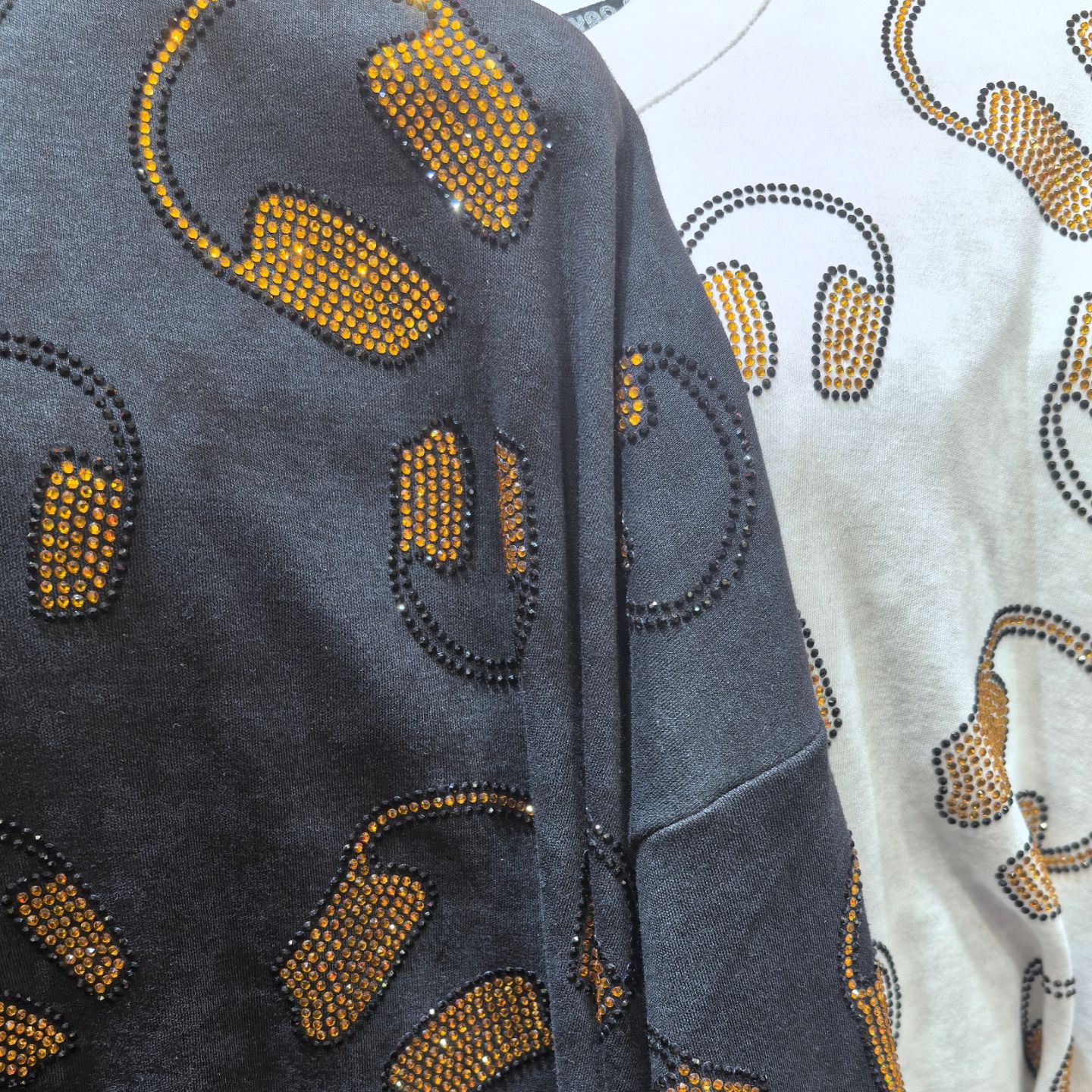 Camiseta de manga corta de gran tamaño transfronteriza europea y americana verano 2026 nueva marca de moda de industria pesada de diamantes calientes de moda europea y americana camisa de mujer image 5