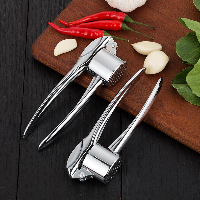 Zinc Alloy garlic press kitchen tools manual garlic press multi-function garlic peeling artifact factory in stock wholesale