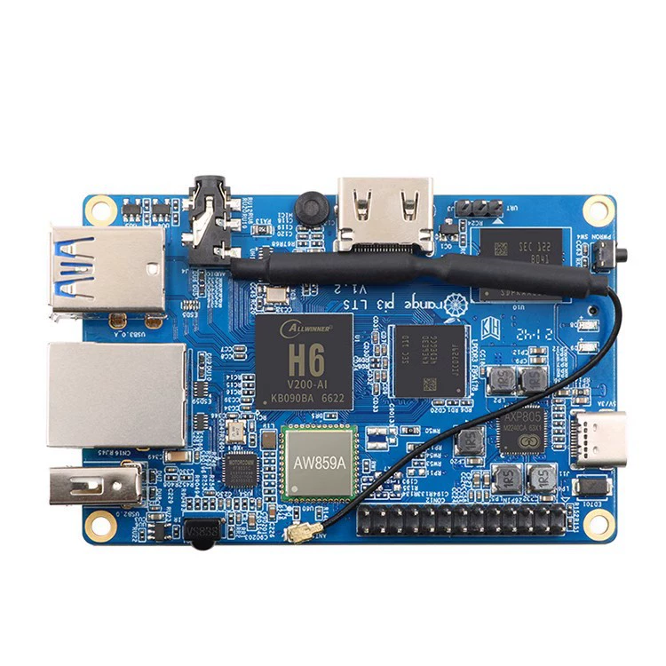 Плата разработки Orange Pi 3 LTS Quanzhi H6 поддерживает Android/Linux систему программирования робот