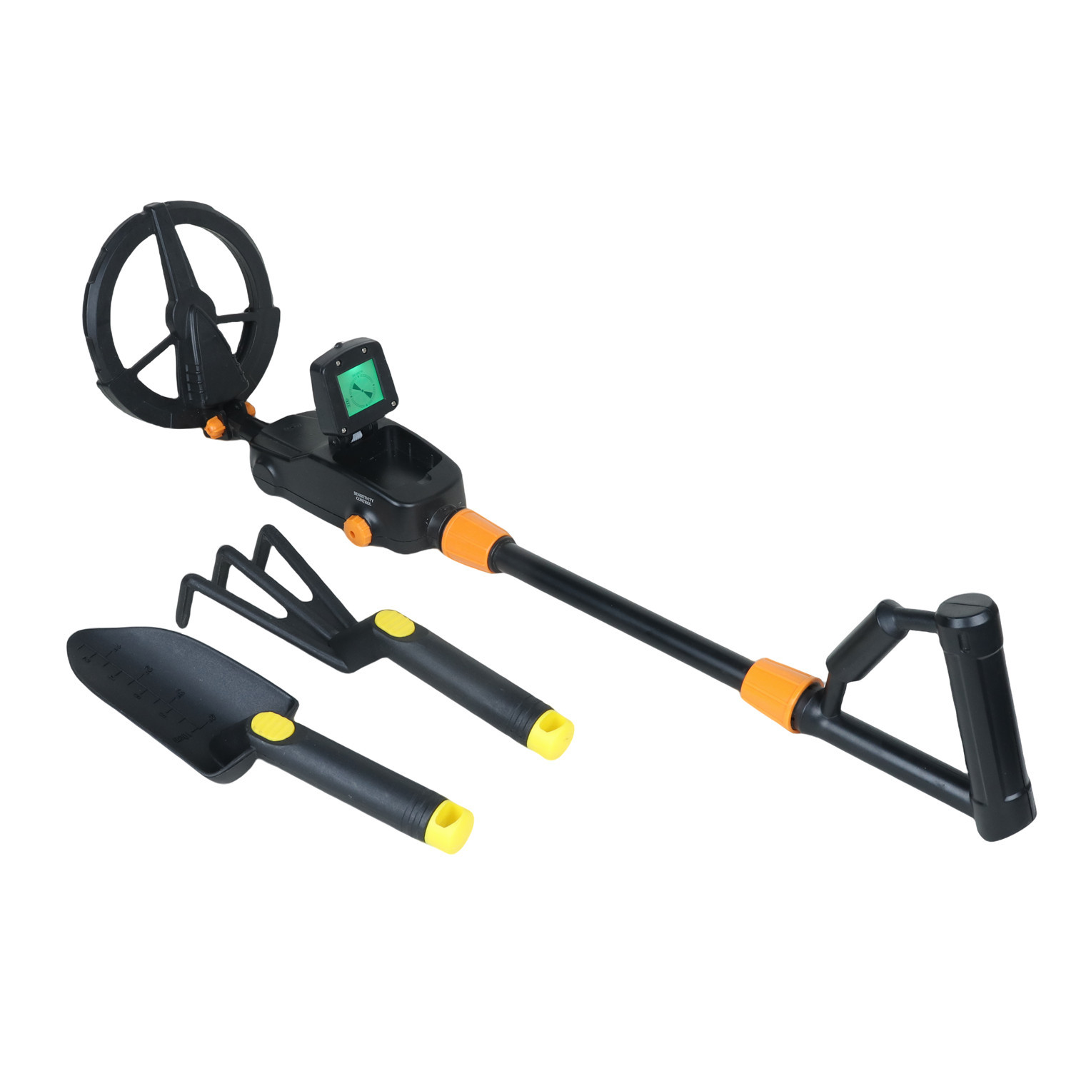 MD-1008A 삽과 갈퀴는 배터리를 포함하지 않습니다.